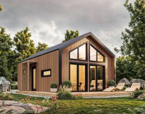 Casas de madera aisladas