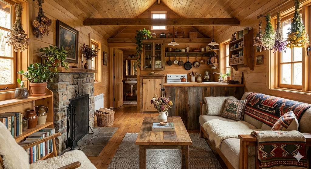 ¿Cómo decorar una casa de madera pequeña?