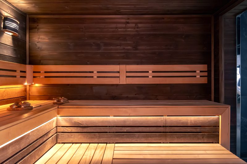 como hacer una sauna de madera