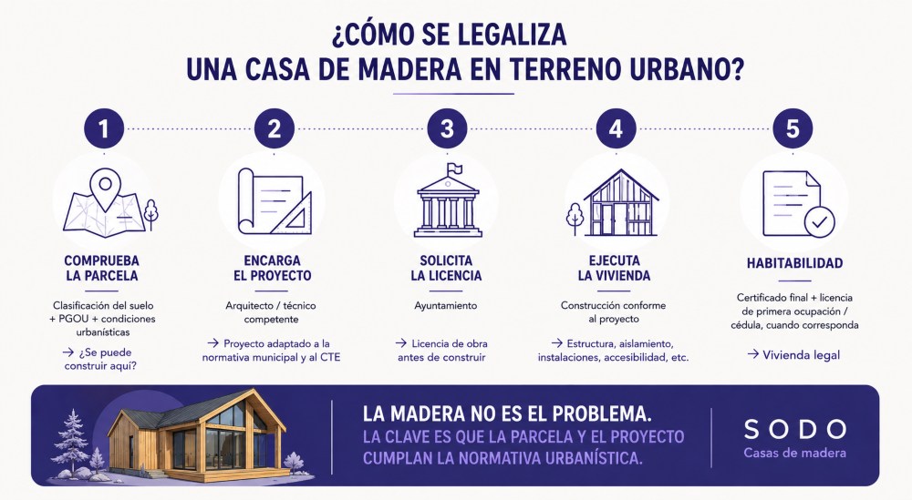 Legalizar una casa de madera para habitarla